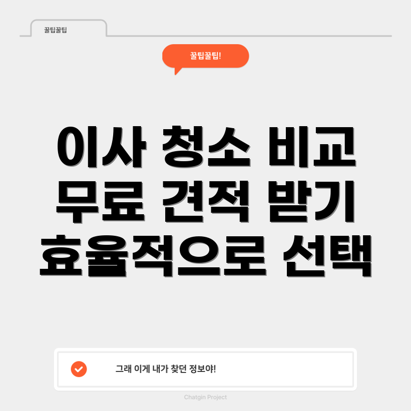 이사 청소