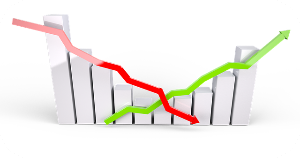 주식(성장) 그래프 이미지