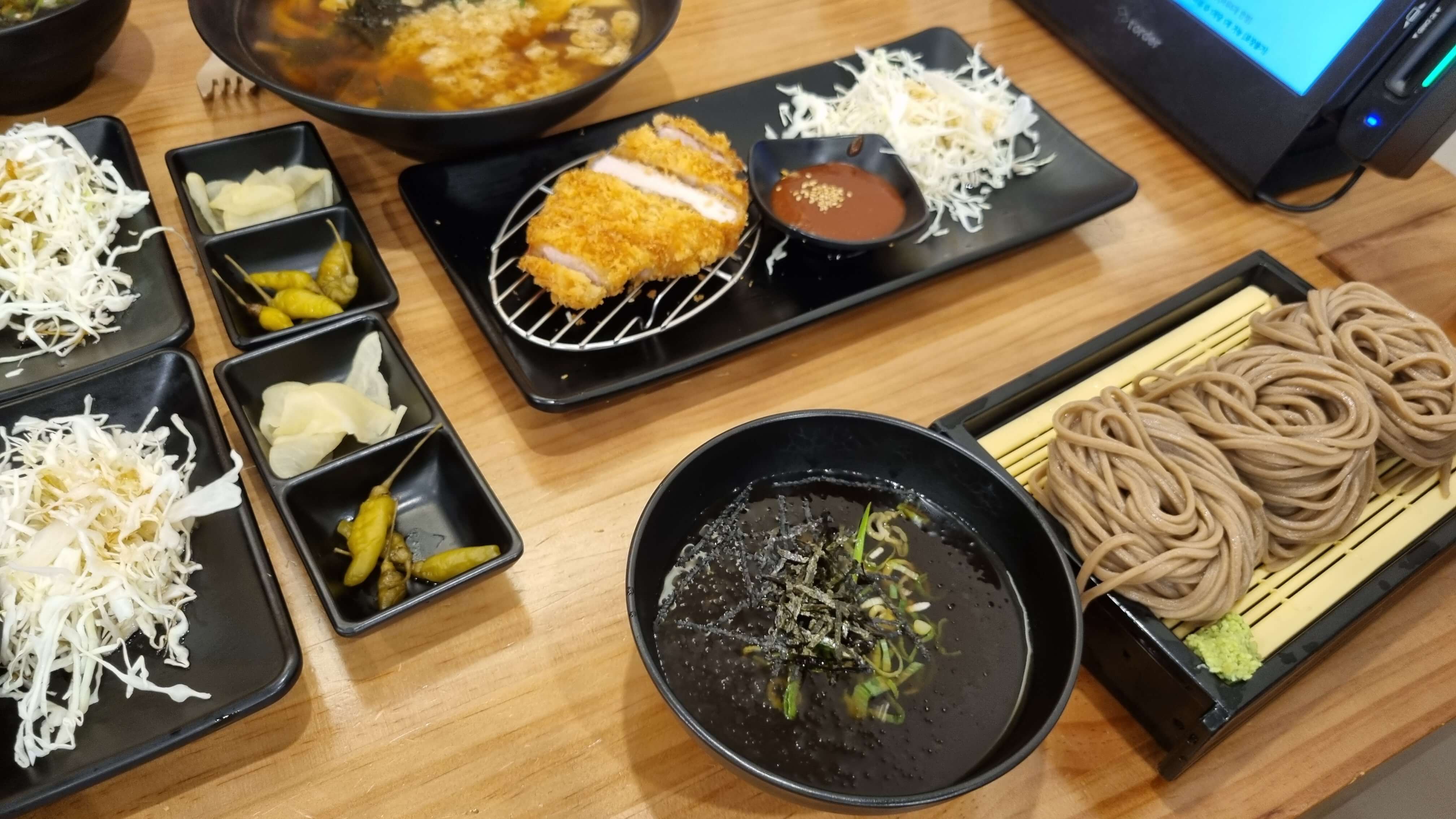 돈까스와 소바-사진