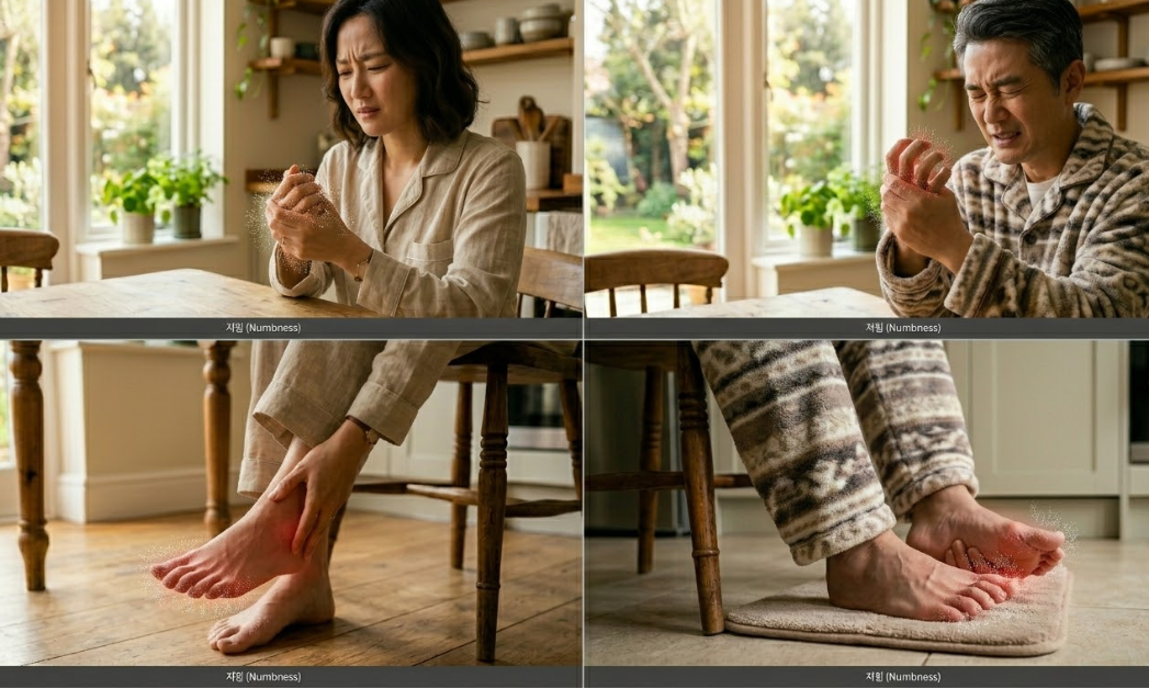 손발 저림 - 사진