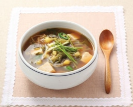 달래 된장국 사진