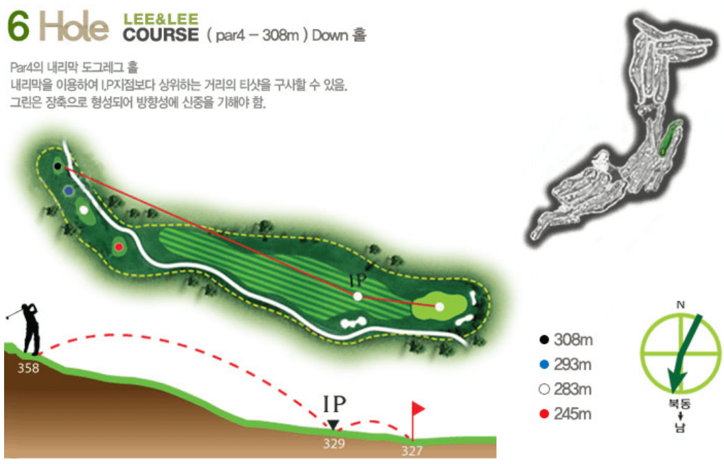 리앤리 컨트리클럽 하이랜드코스 6