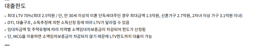 디딤돌대출 자격 조건 금리 한도 신청방법