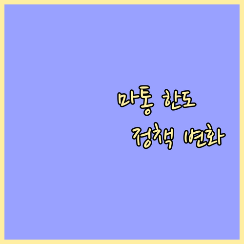 마이너스 통장 한도 감액, 정책 변화..