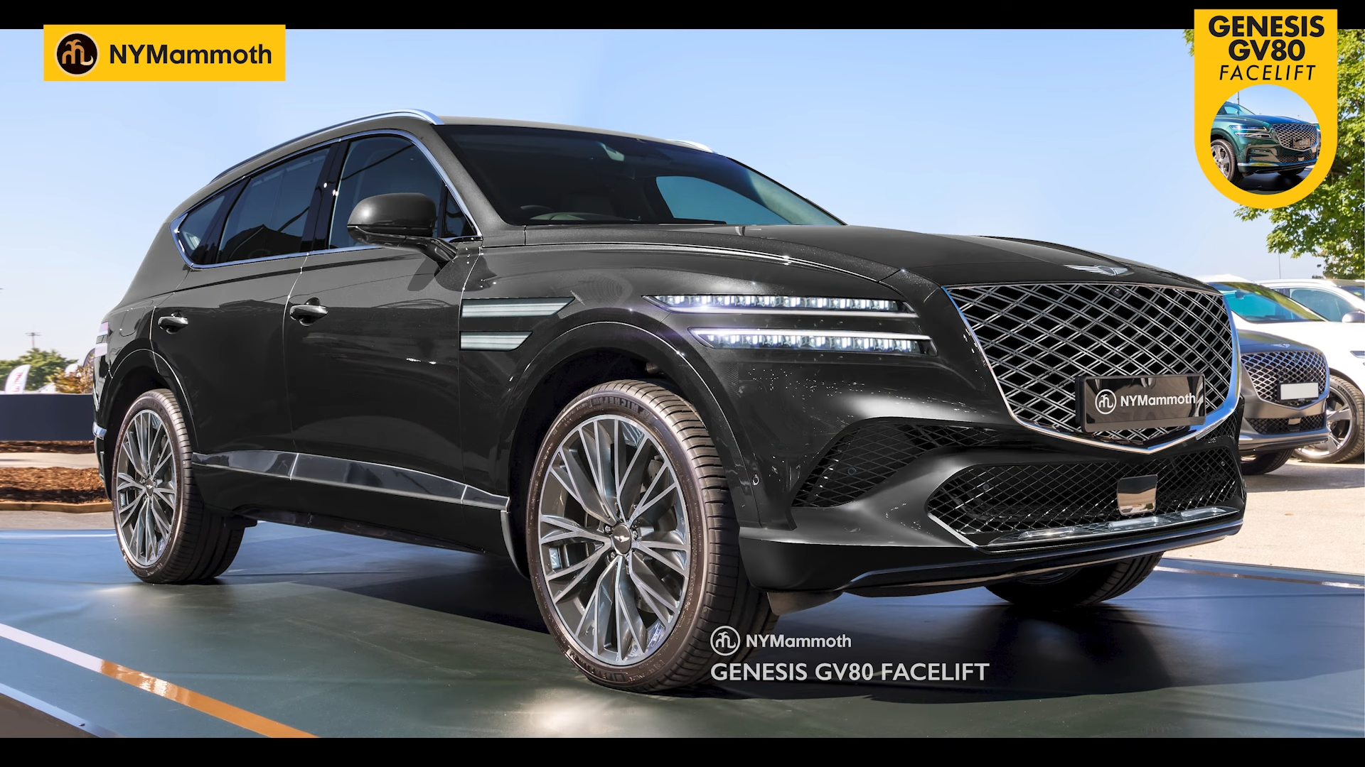 제네시스 GV80 페이스리프트 예상도