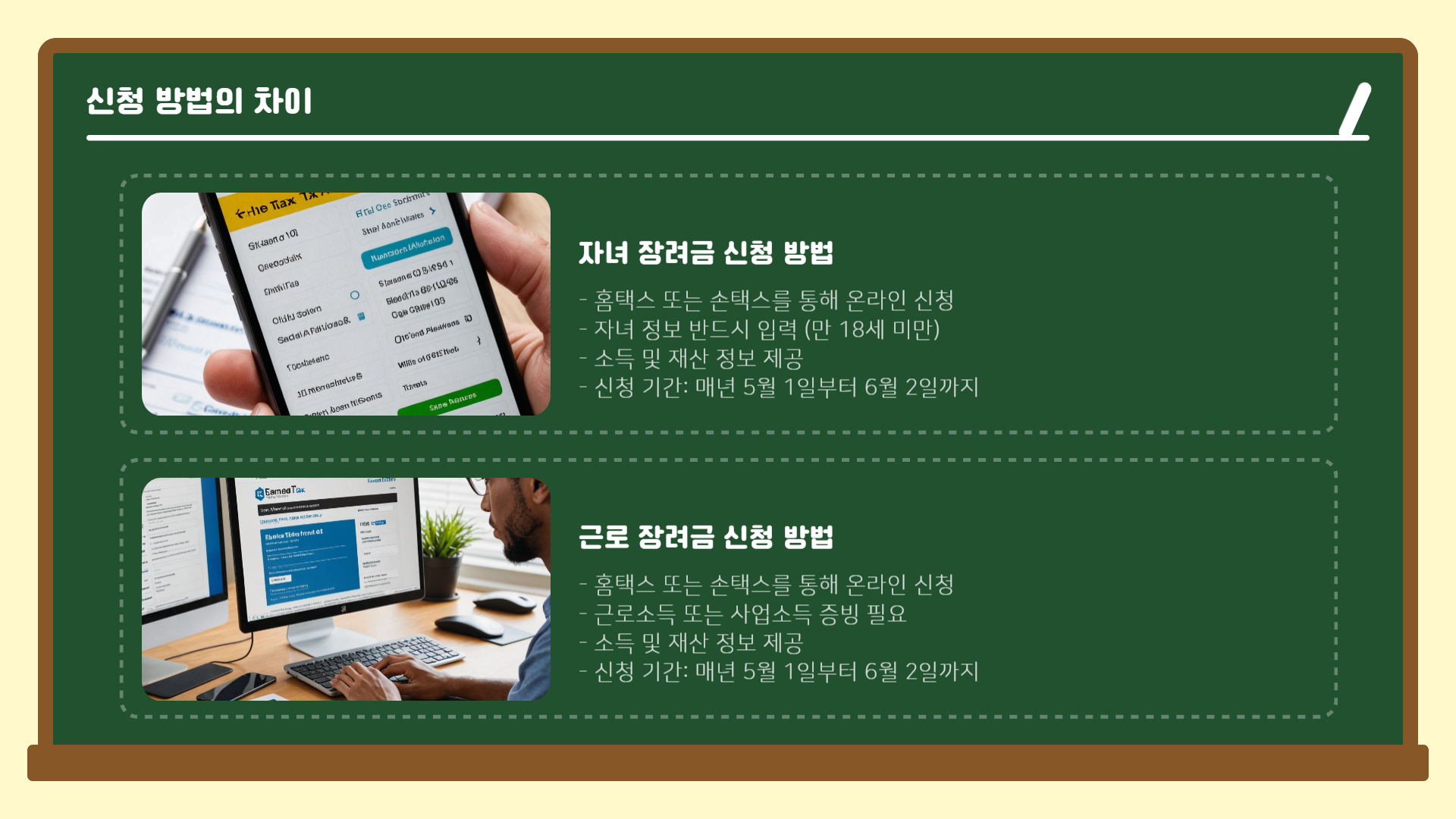 자녀 장려금과 근로 장려금 차이점 총정리