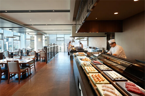 서울 호캉스 호텔 추천 가성비 - 롯데시티호텔 명동, 레스토랑 내부