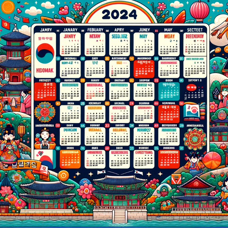 2024년 공휴일과 대체공휴일 상세 정리