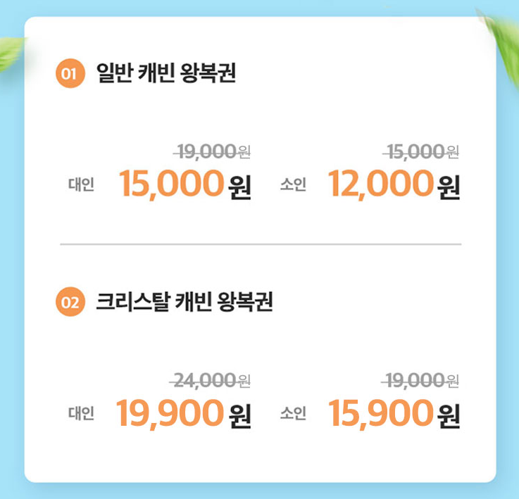 케이블카왕복권