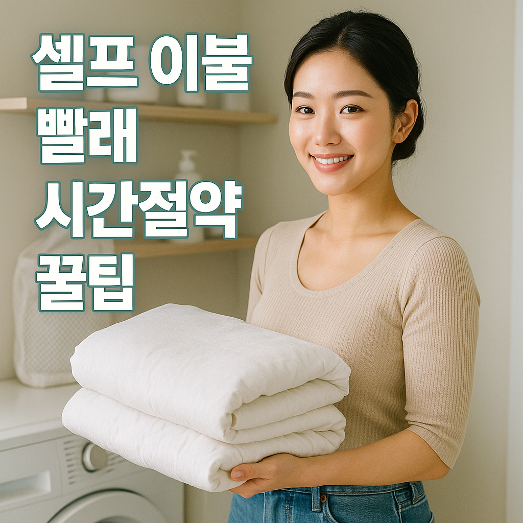 셀프 이불 빨래 하는법 시간절약 꿀팁