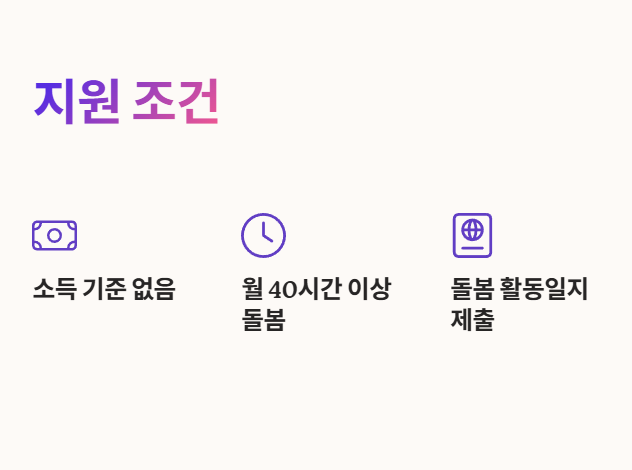 조부모 돌봄수당 지원 조건에 대한 설명 사진 