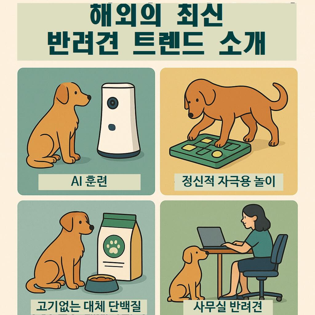 2025 해외 반려견 트렌드 TOP 7 : AI부터 대체 단백질까지