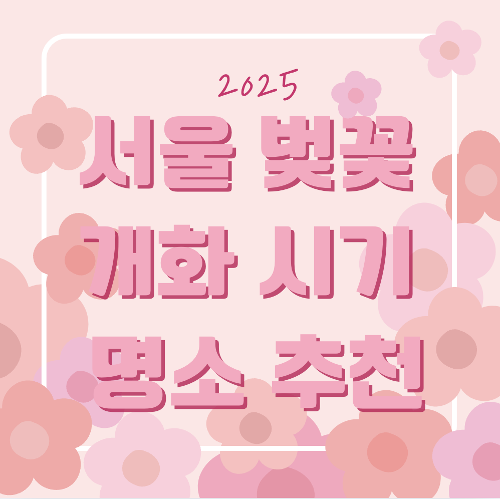 서울 벚꽃 명소