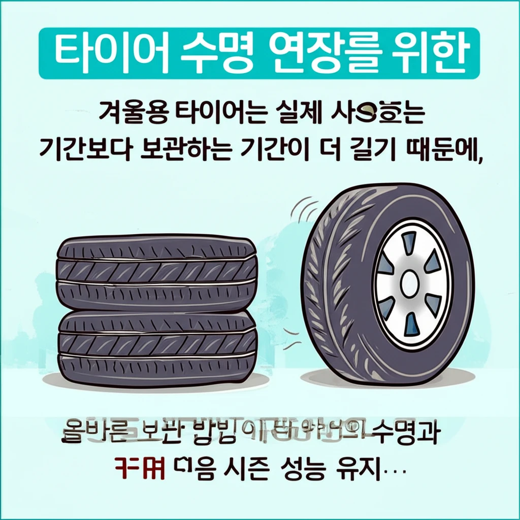 겨울용 타이어 교체 시기 7°C 기준..