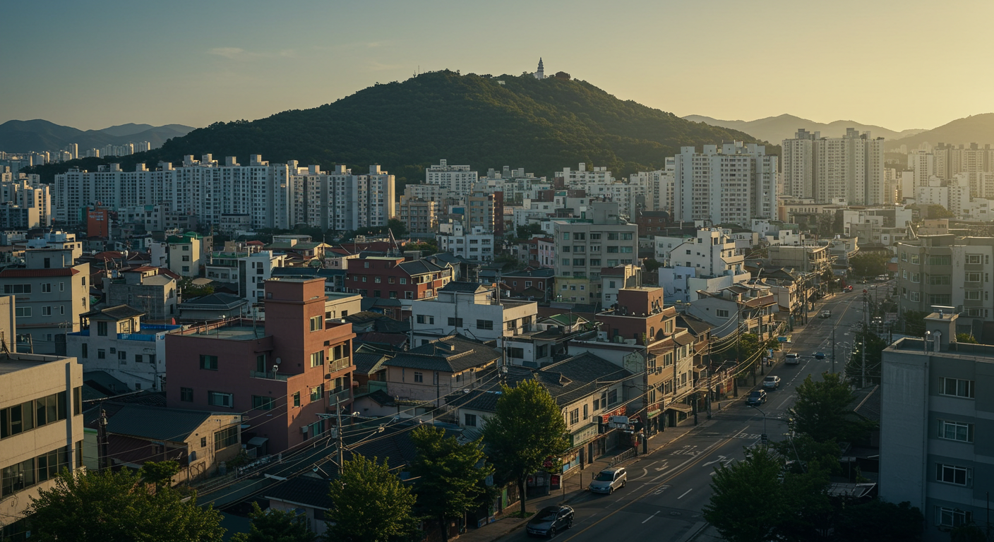 '무학대사'의 전설 위에 세워진 도심 속 아늑한 주거지