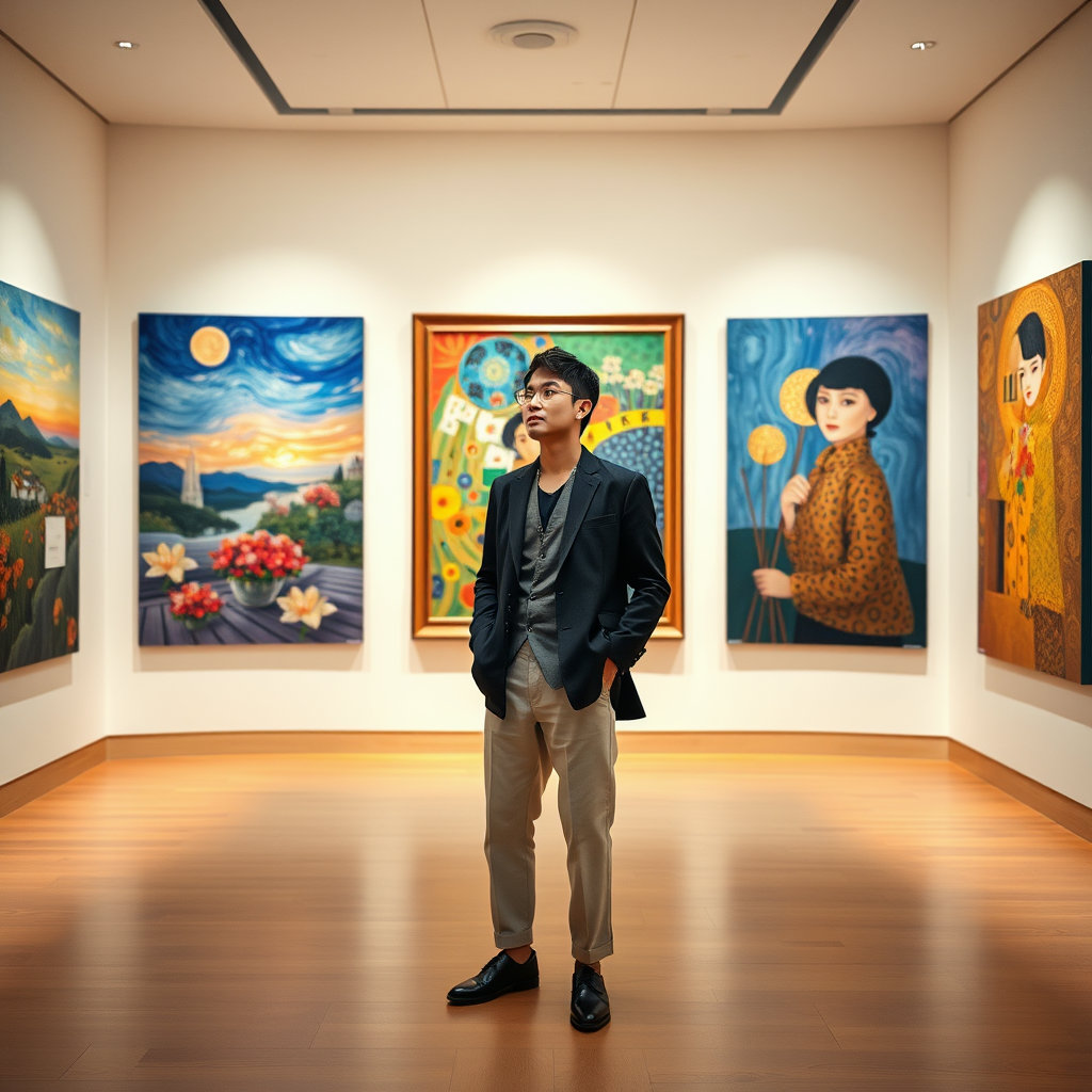 2025 한국 남성이 주목한 예술가 (모네, 달리, 클림트)