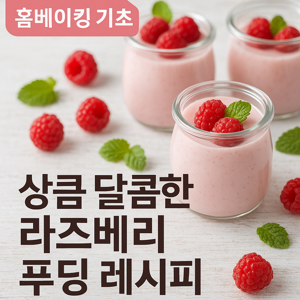 라즈베리 푸딩 레시피