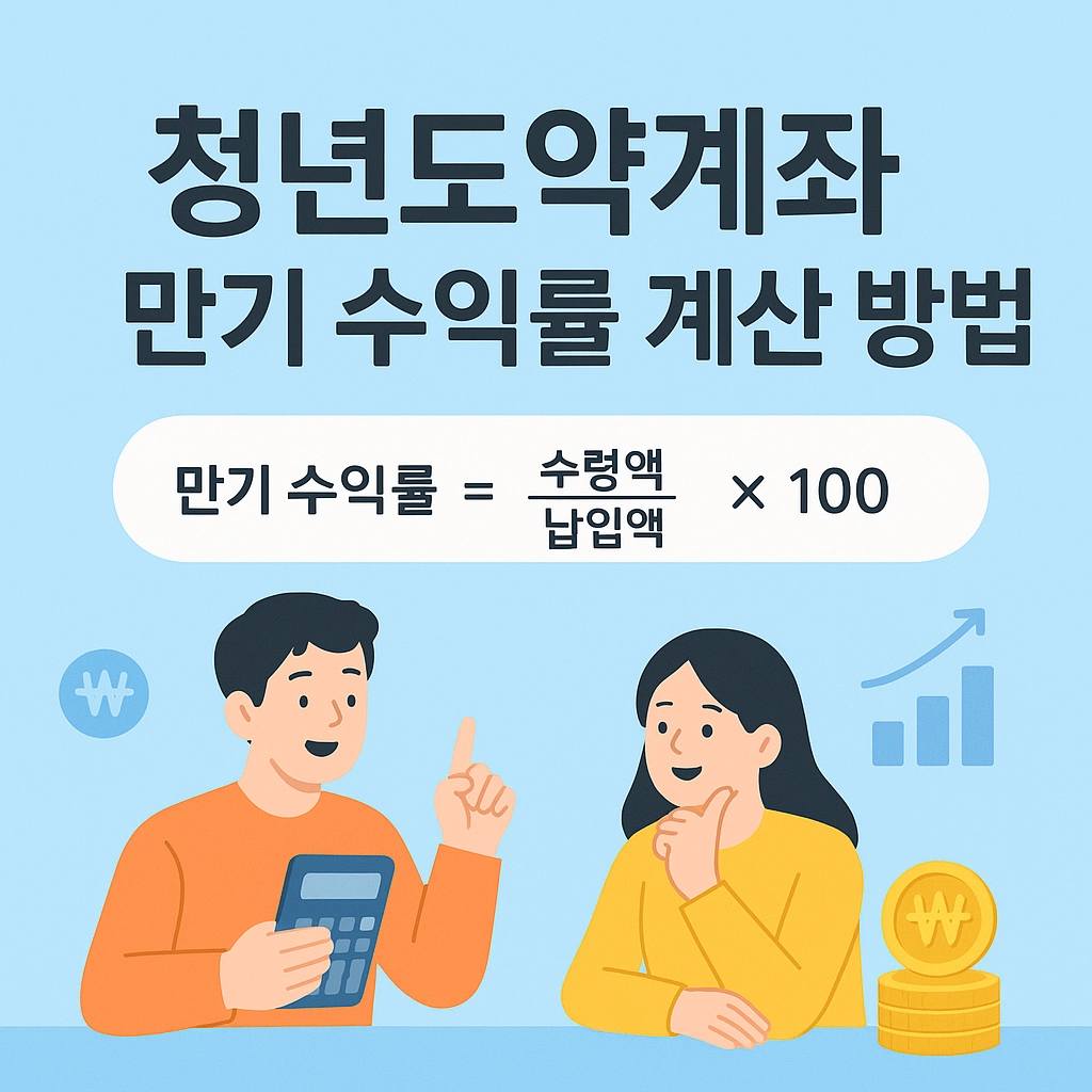 청년도약계좌 만기 수익률 계산 방법 자동 계산기 사이트 바로가기