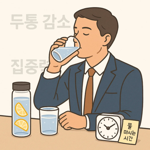 직장에서 물 마시기 습관 들이는 법 – 집중력과 건강을 지키는 가장 간단한 루틴