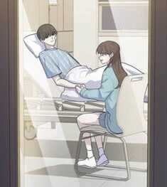 아픈-아들에게-병문안온-여자친구