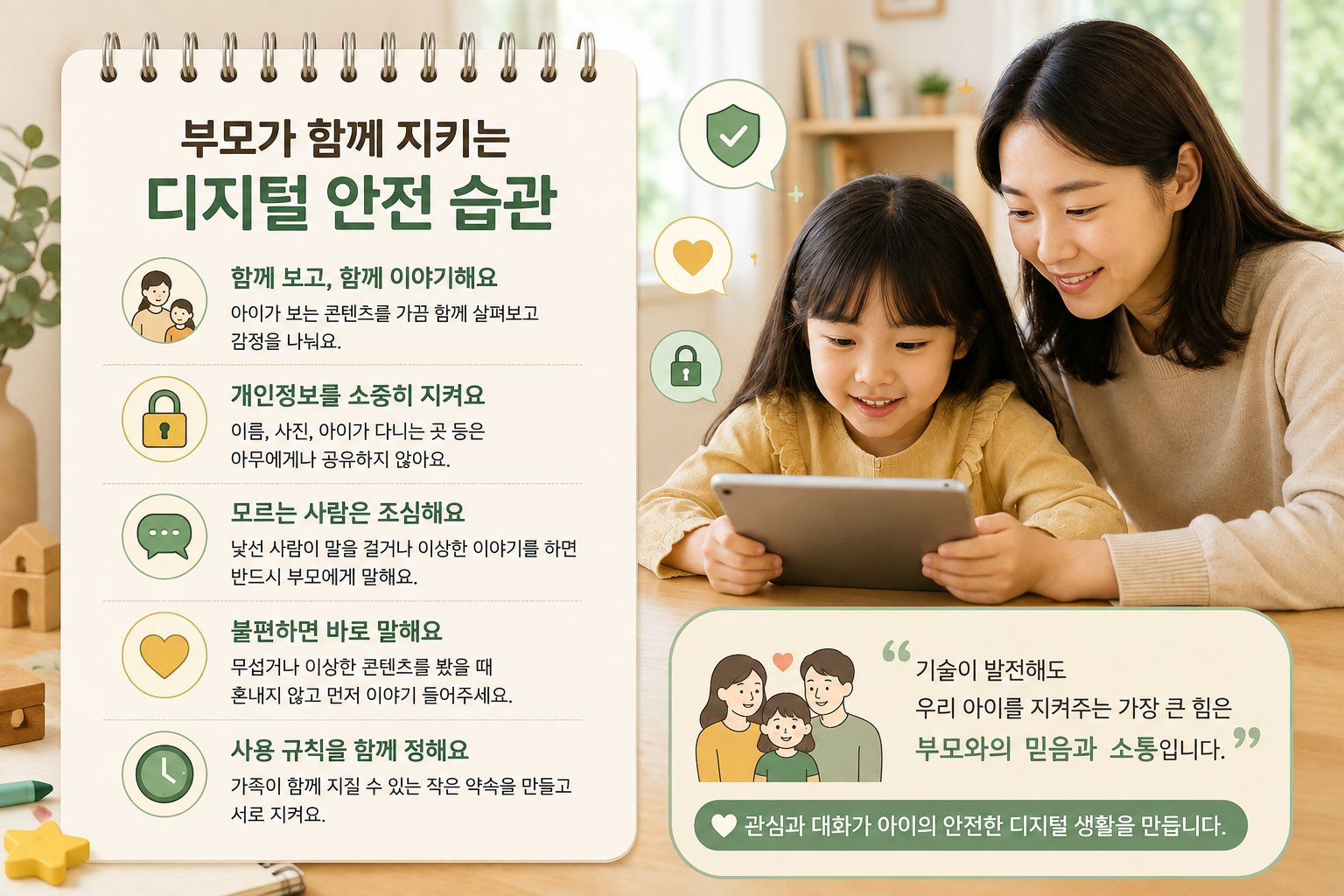 함께 지키는 디지털 안전 습관