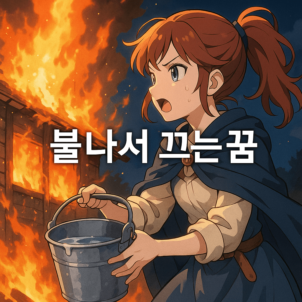 불나서 끄는 꿈 해몽