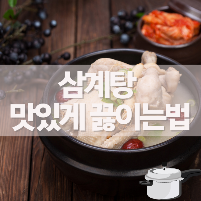삼계탕 한 그릇 사진