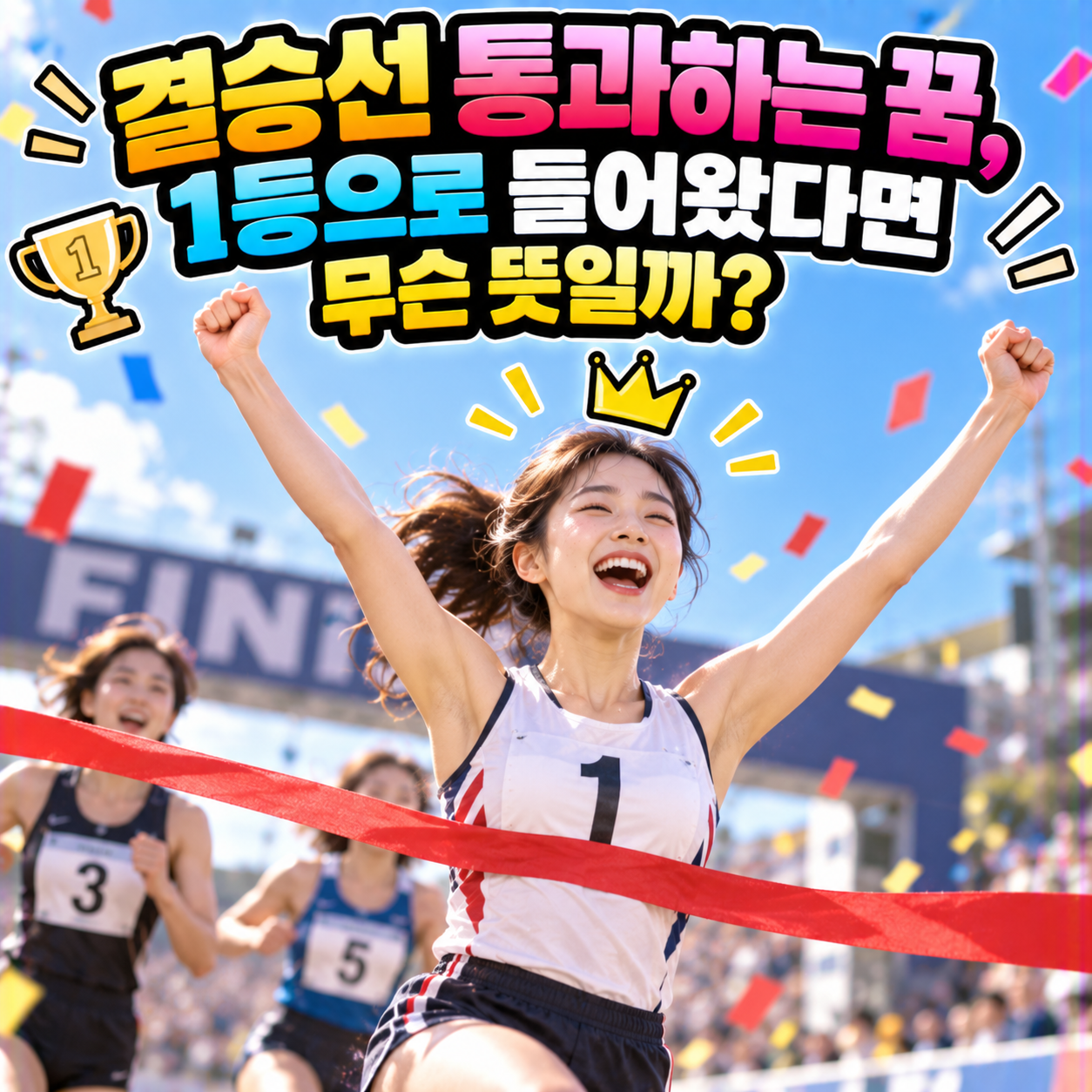 결승선 통과하는 꿈