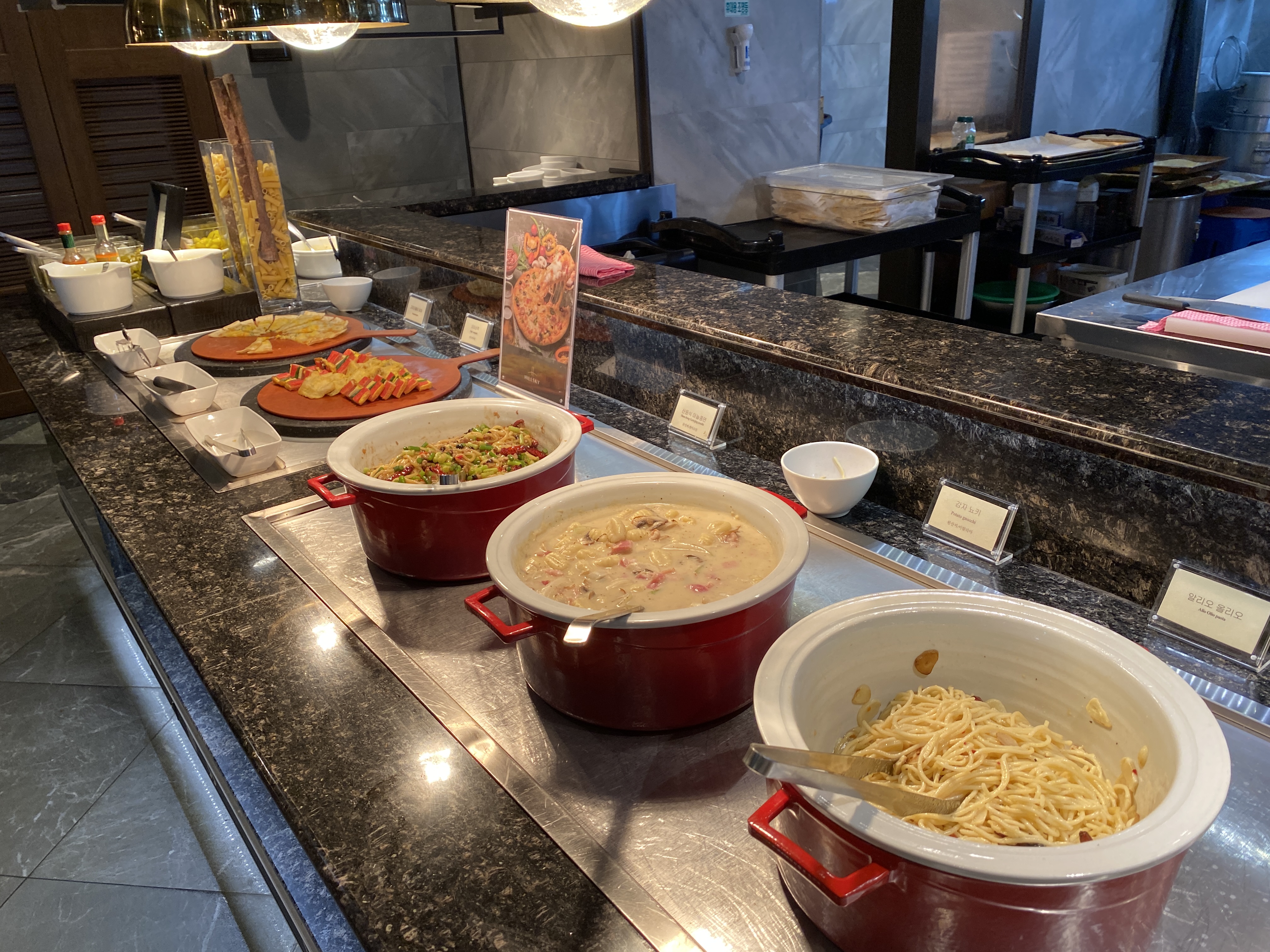 힐스카이웨딩컨벤션뷔페메뉴