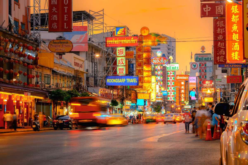 방콕 야시장 사진