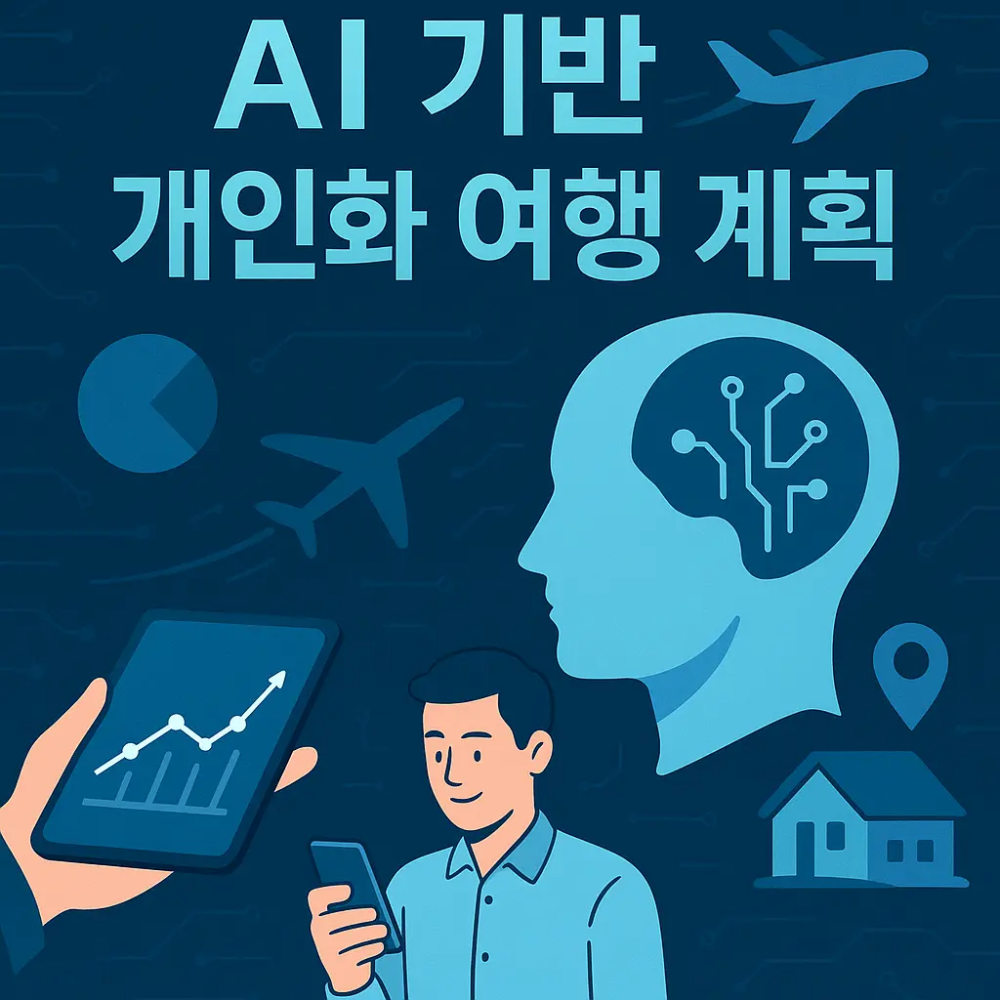ai 기반 개인화 여행 계획 문구가 들어간 썸네일