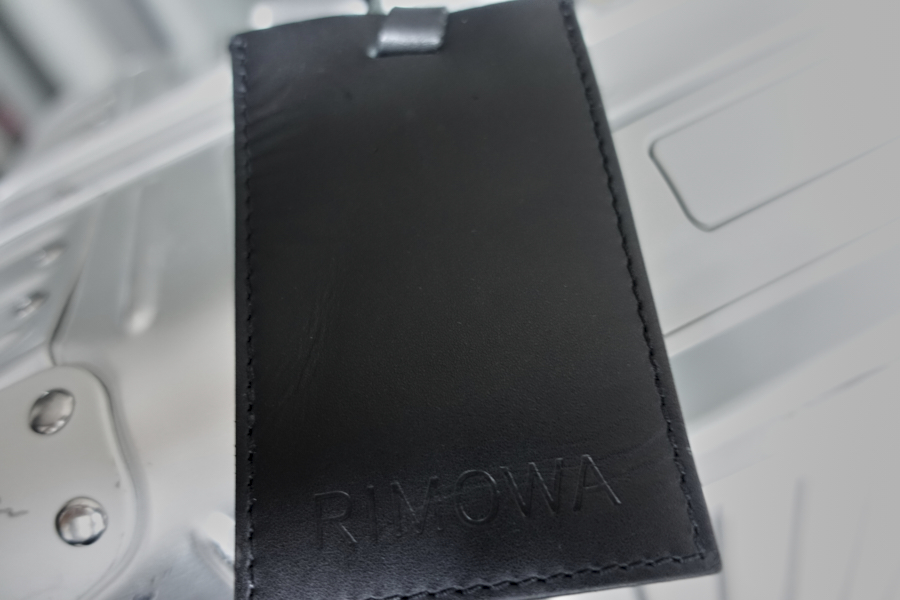 리모와 가죽 러기지 태그