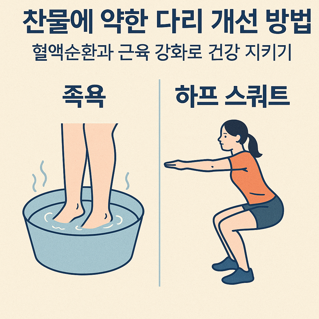 다리 개선 방법