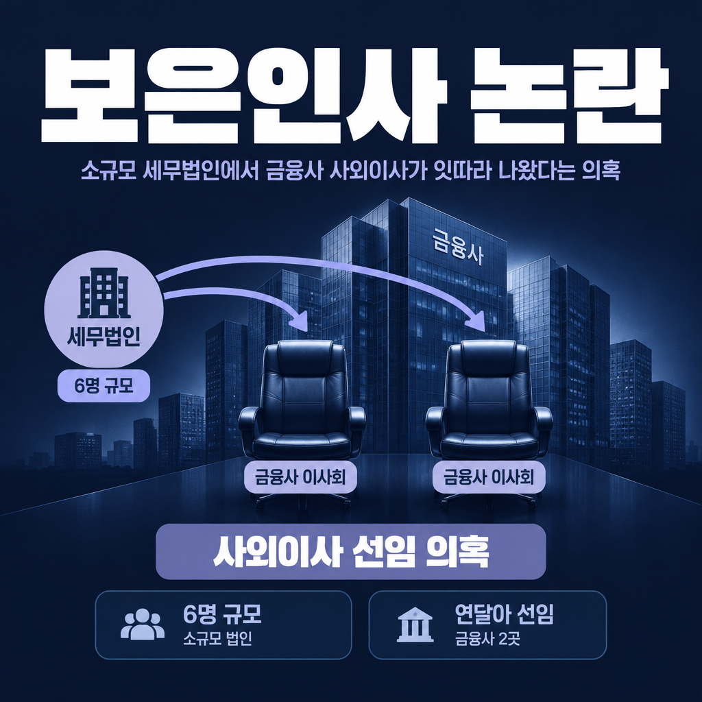 보은인사 논란