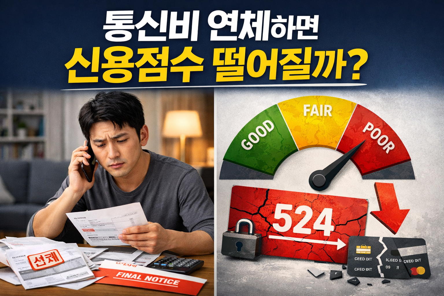 통신비 연체
