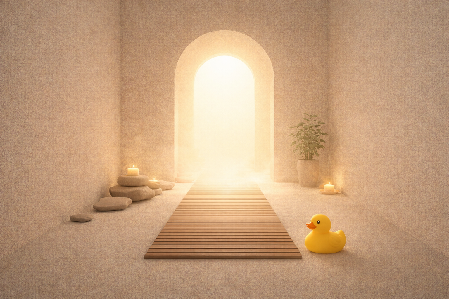 사우나 관련 추상 이미지