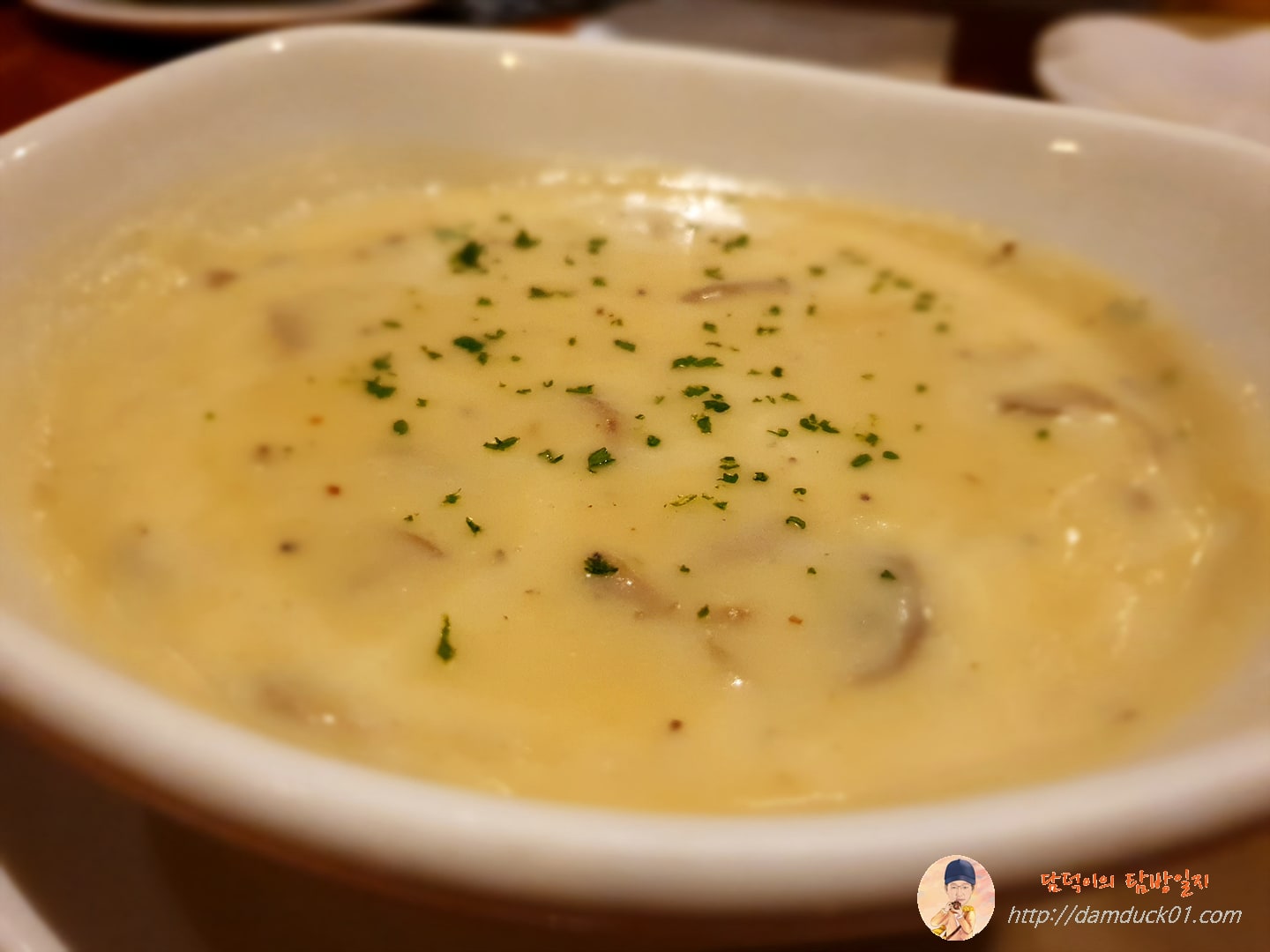 아웃백 양송이 수프