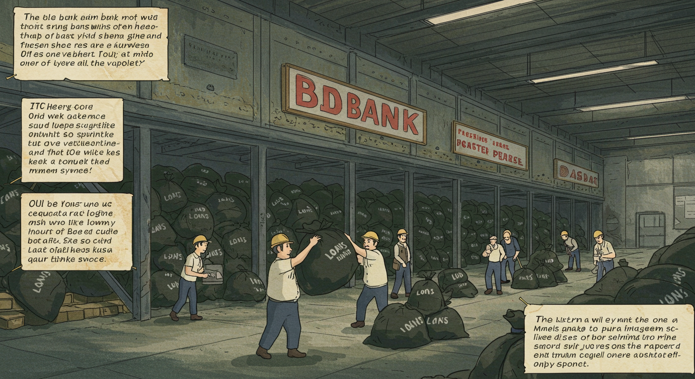 배드뱅크 시스템을 설명하는 그림