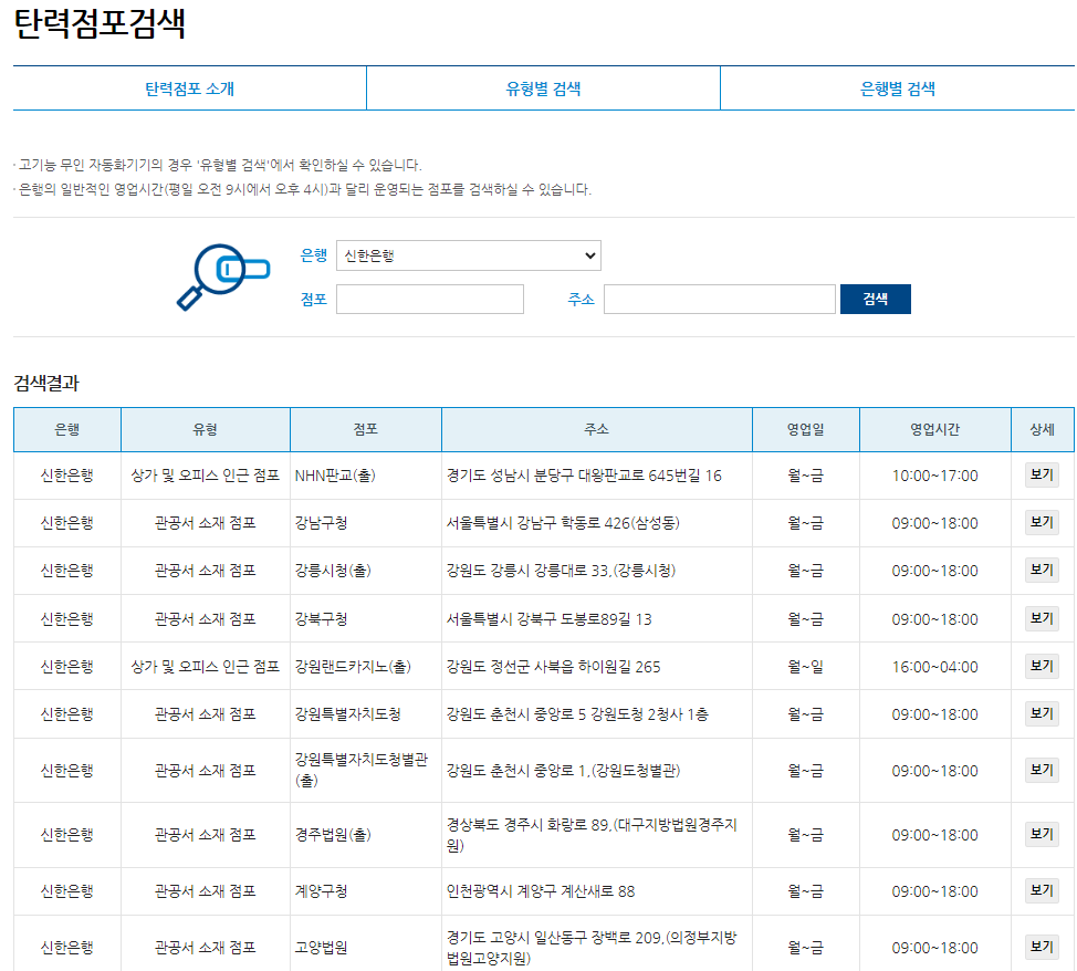 탄력점포