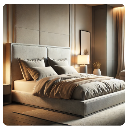 패브릭 침대 프레임