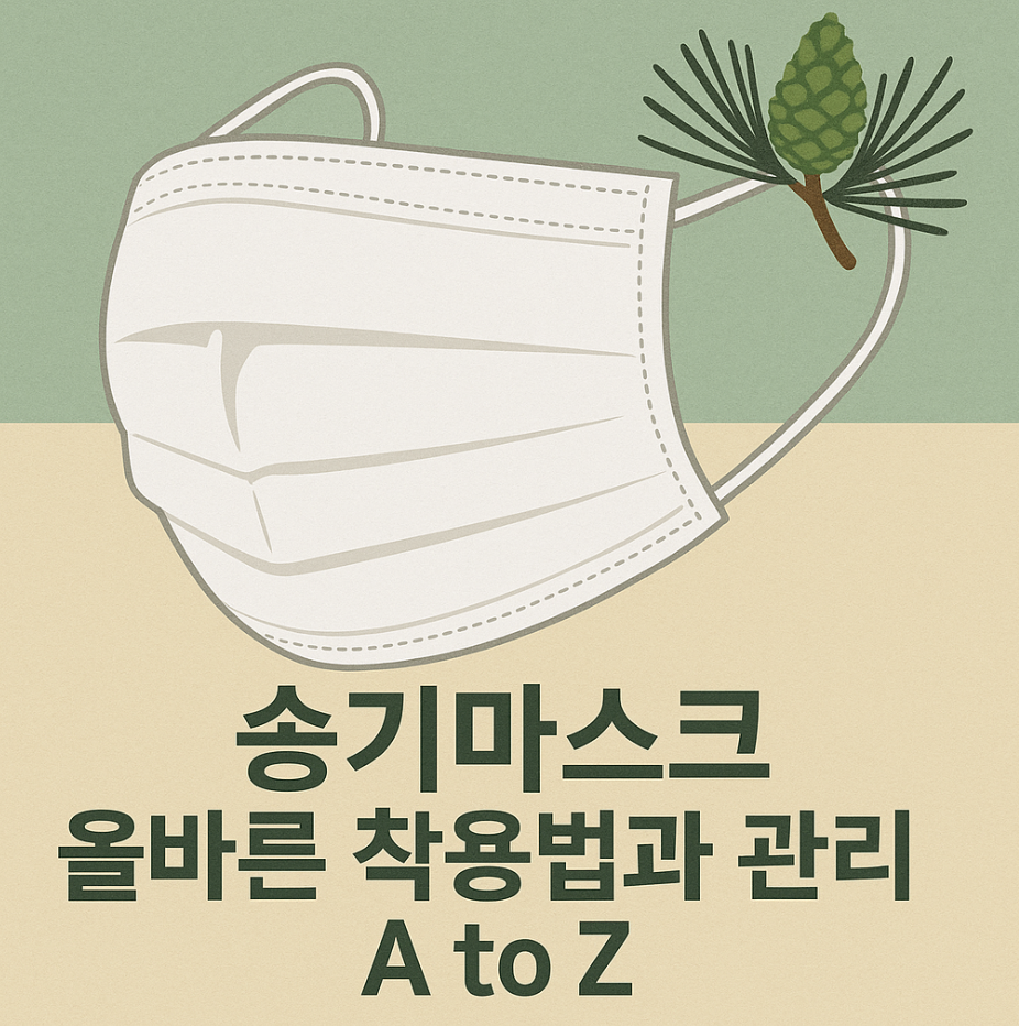 송기마스크 올바른 착용법과 관리 A to Z