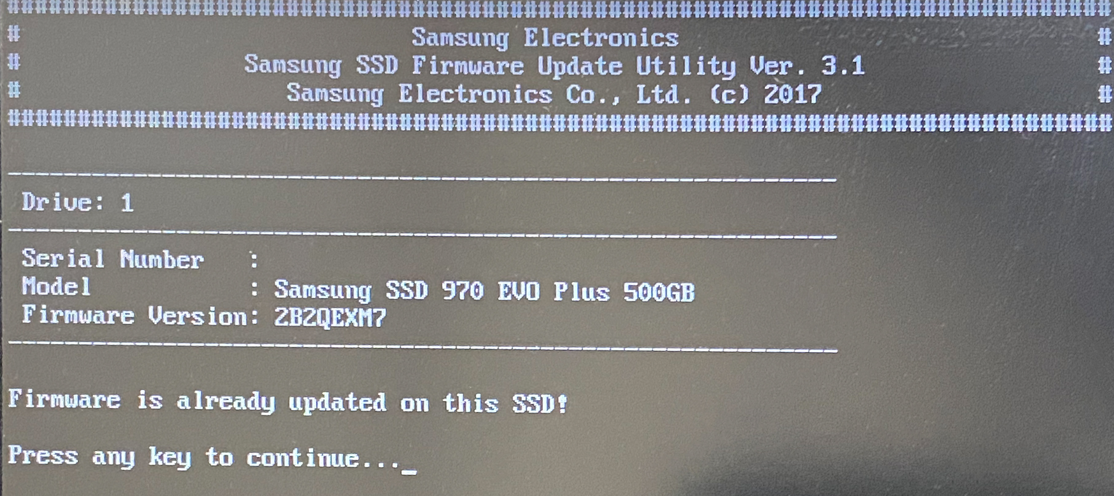 samsung ssd firmware update