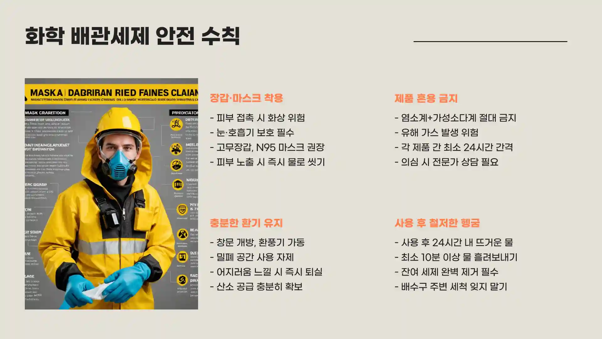 부엌 싱크대 막히면