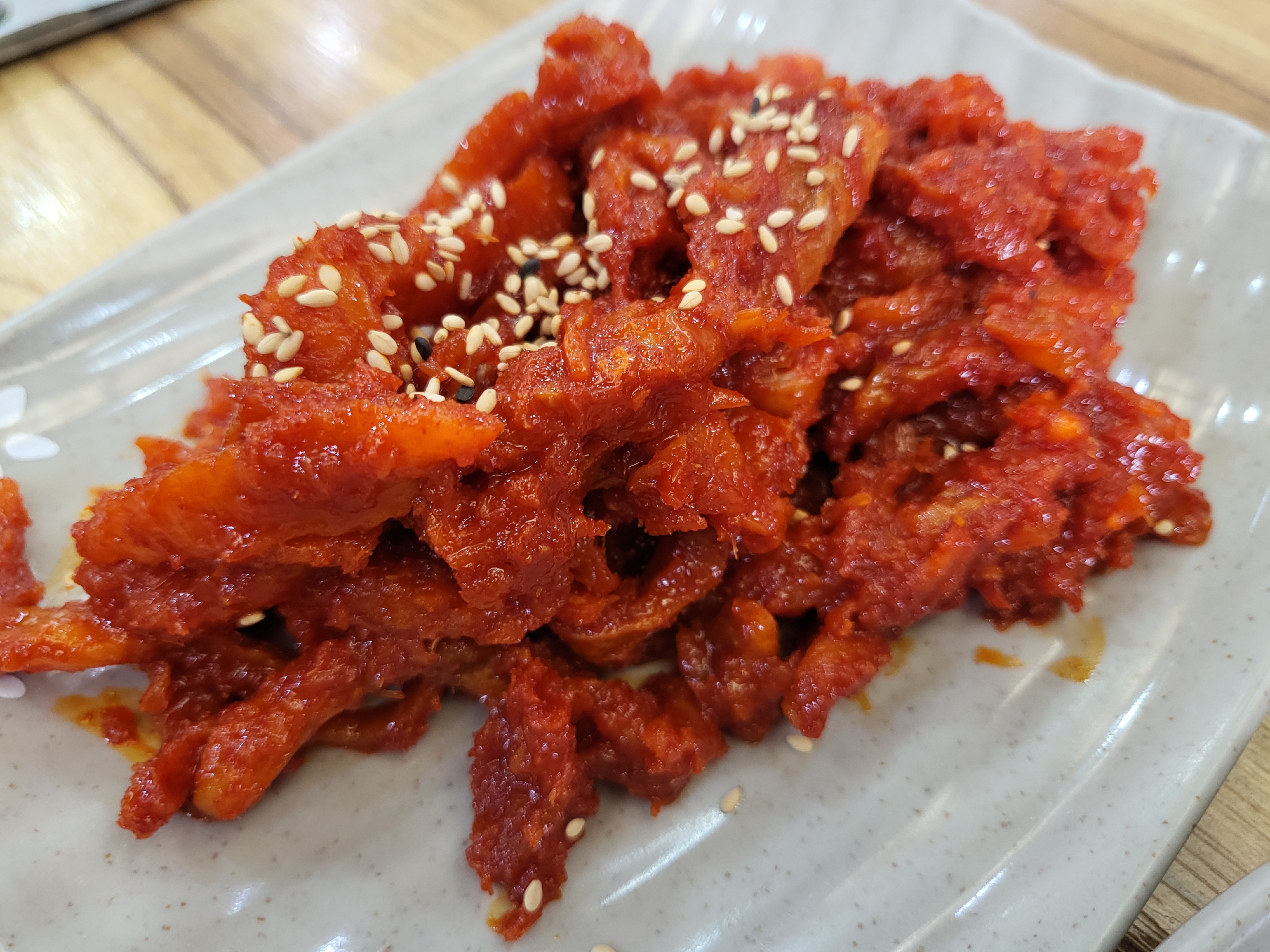 단천식당 - 명태초회