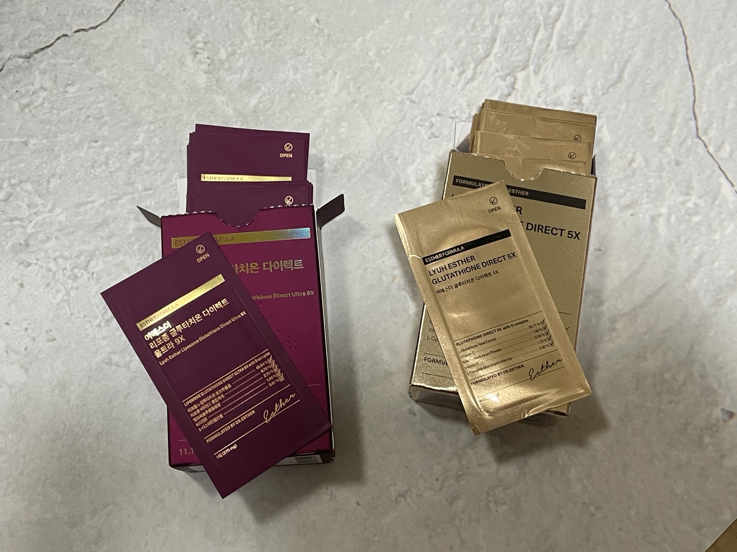 여에스더 글루타치온 비교