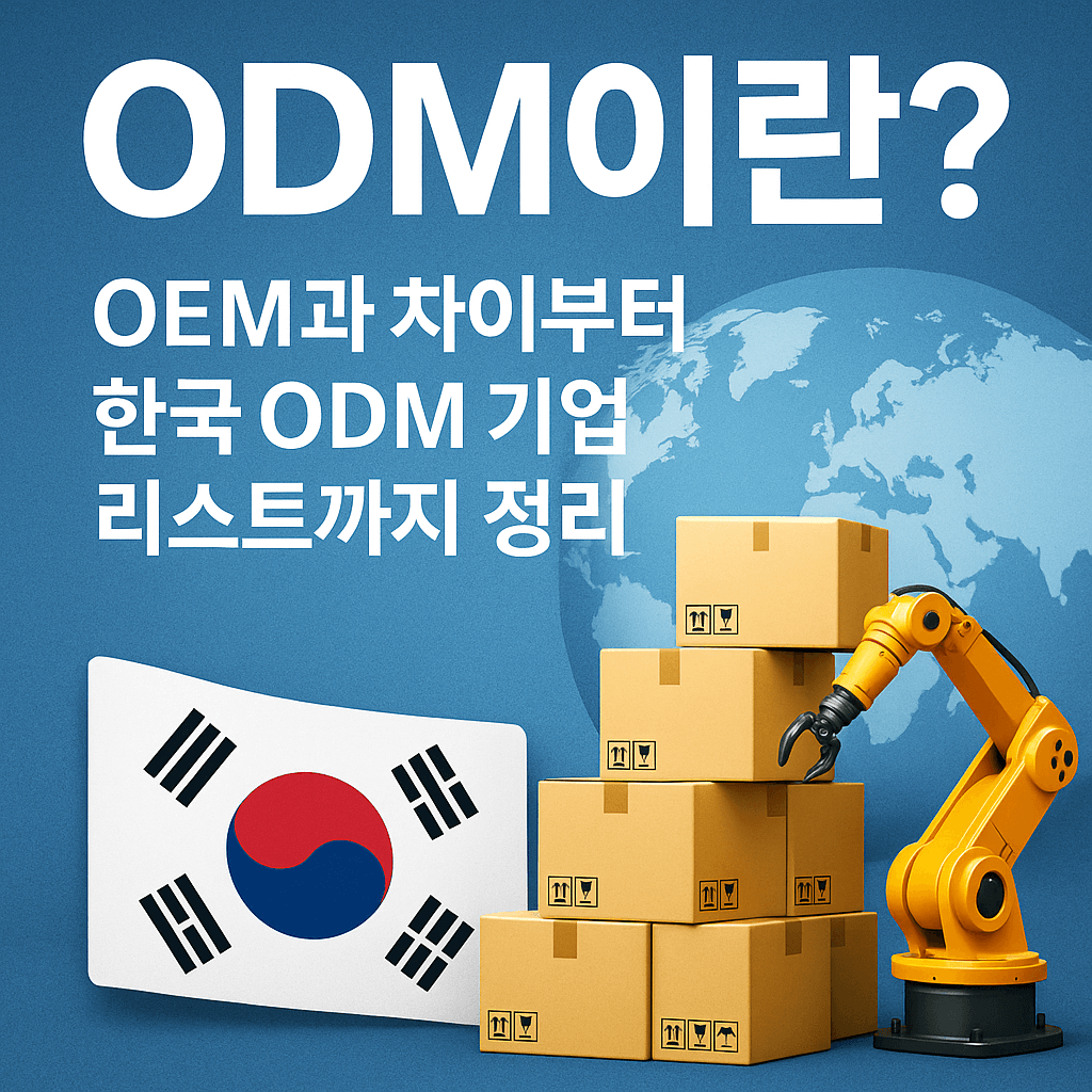 OEM과 다른 ODM, 왜 글로벌 브랜드는 한국을 선택할까?