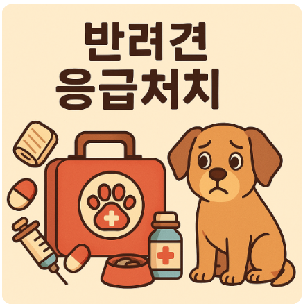 반려견 응급처치 메뉴얼