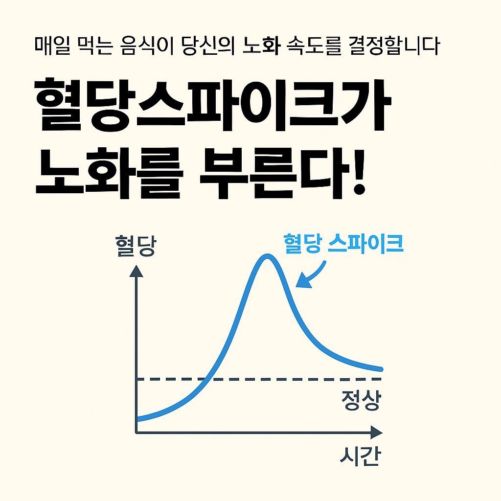혈당스파이크가 노화를 부른다