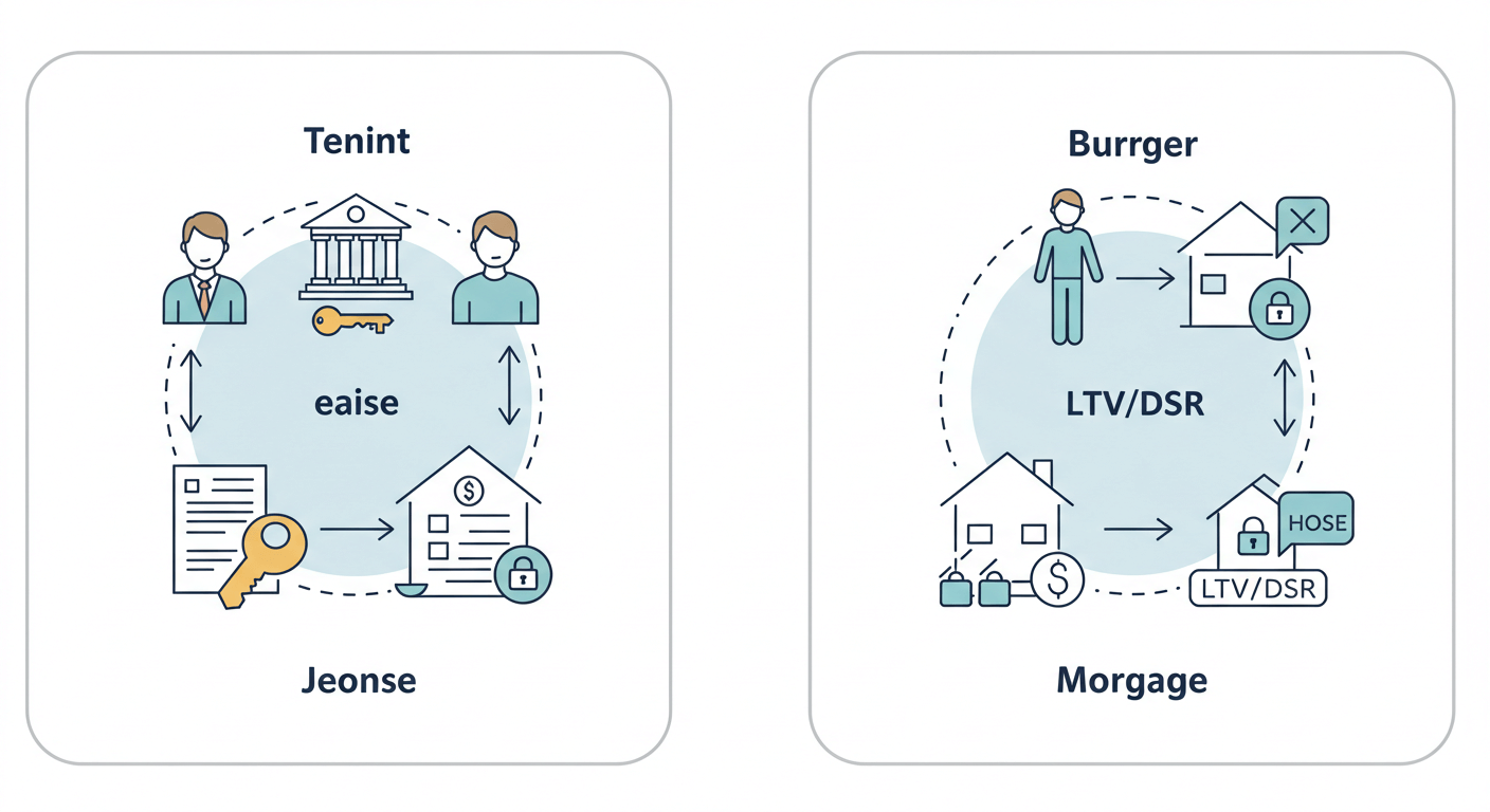 2. 심사 기준 및 대출 한도 차이