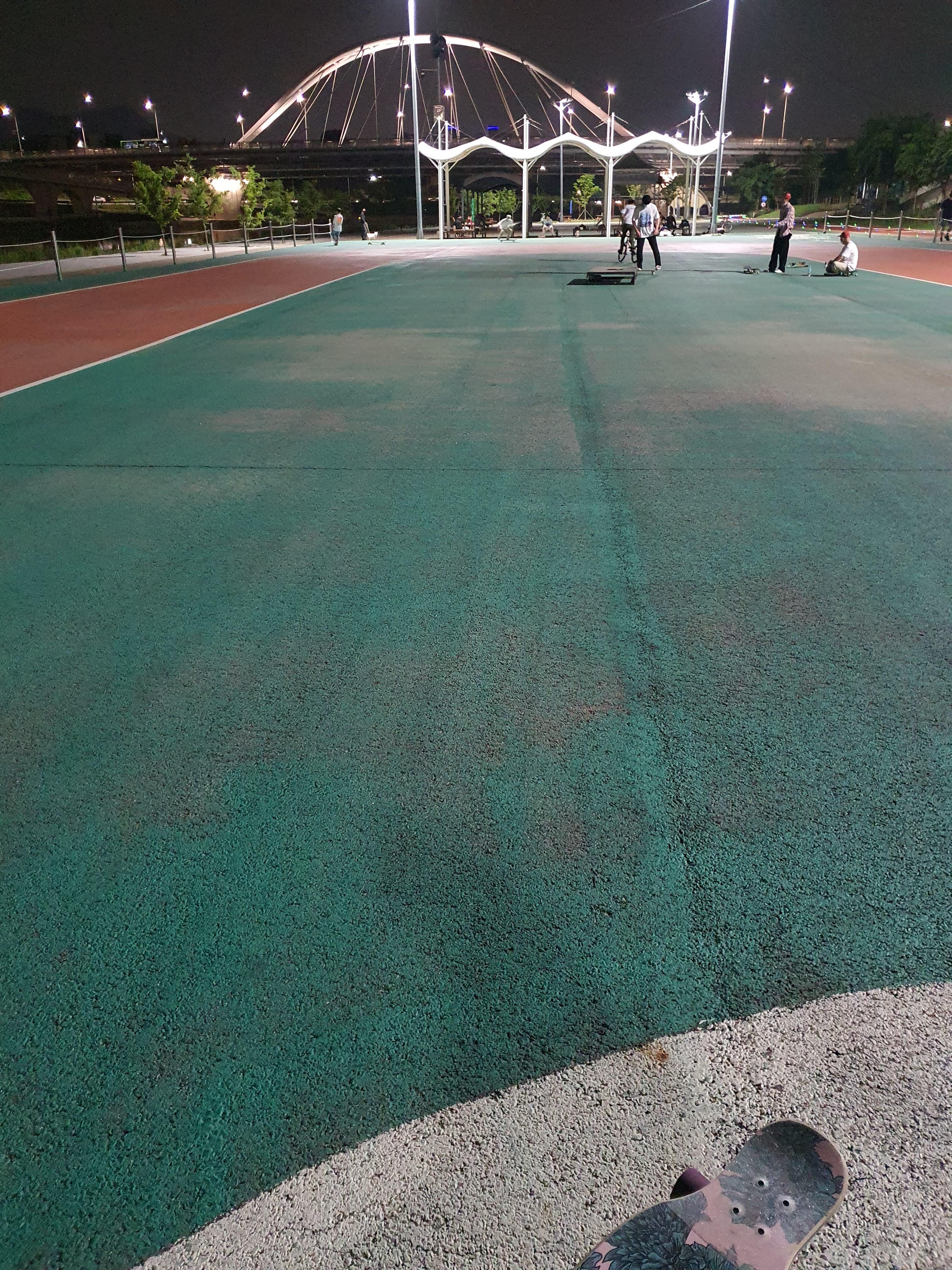 중랑천 인라인스케이트장